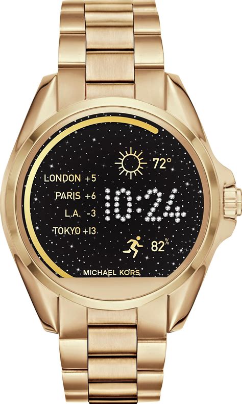 michael kors bradshaw smartwatch gold tone|michael kors access smartwatch bradshaw.